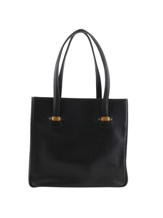 Hermes Handbags - Hermes Gallop Ft1 Buffalo Black Tote